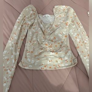 Antistar runched long sleeve